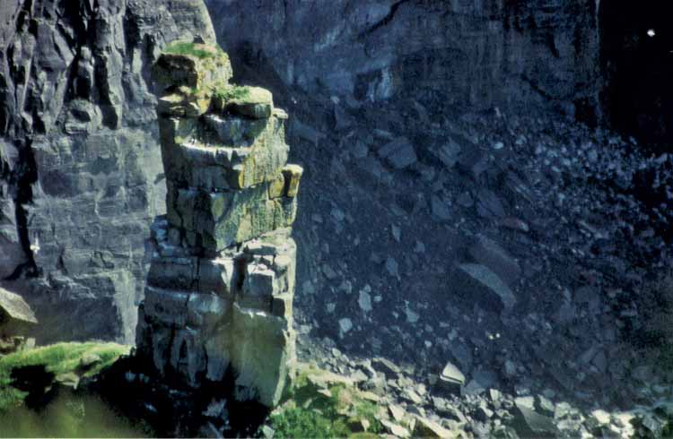 rocky cliffs